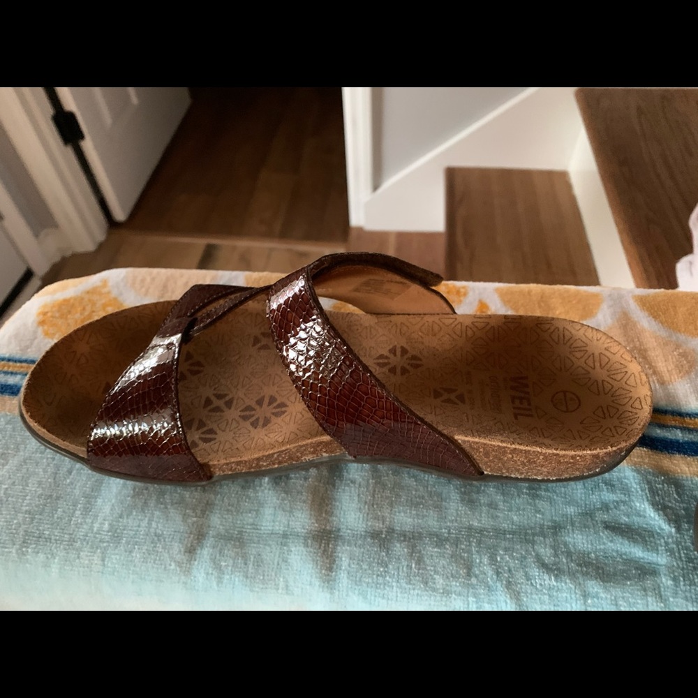 Dr. Weil orthoheel sandals.